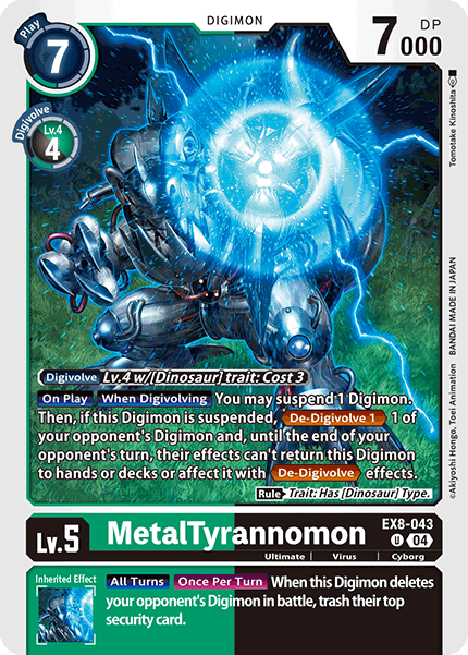 EX8-043 MetalTyrannomon Single