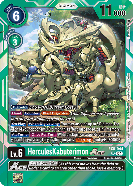 EX8-044 HerculesKabuterimon ACE Single