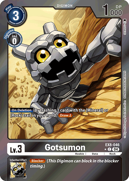 EX8-046 Gotsumon (Limited Foil) Single