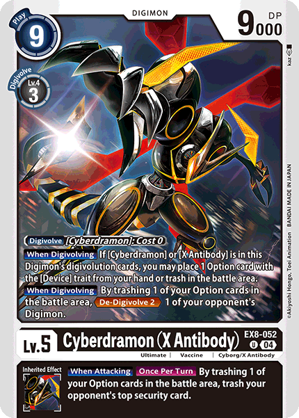 EX8-052 Cyberdramon (X Antibody) Single
