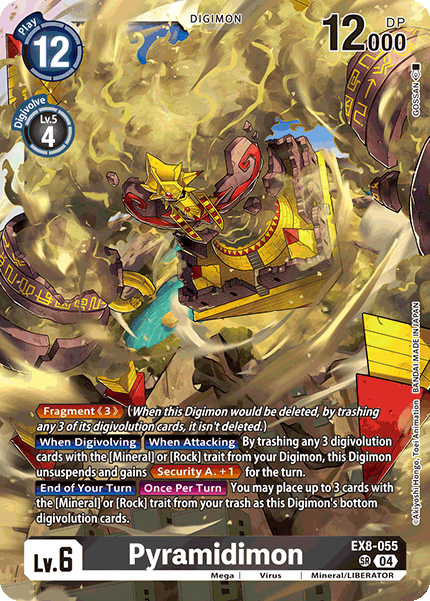 EX8-055 Pyramidimon Single
