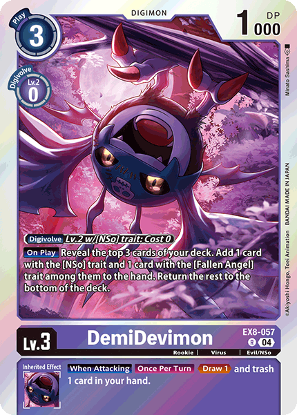 EX8-057 DemiDevimon Single