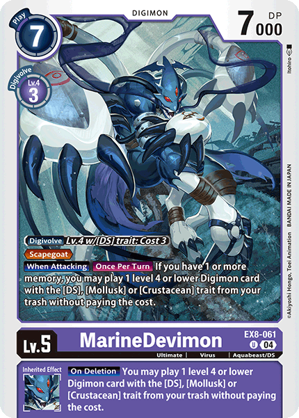 EX8-061 MarineDevimon Single