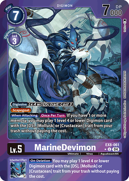 EX8-061 MarineDevimon Alt Art Single