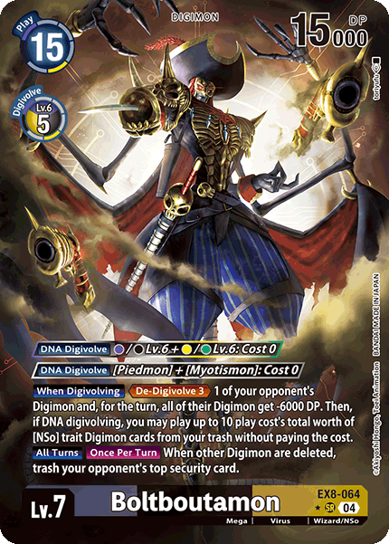 EX8-064 Boltboutamon Alt Art Single