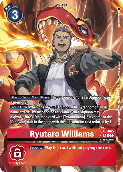 EX8-065 Ryutaro Williams Alt Art Single