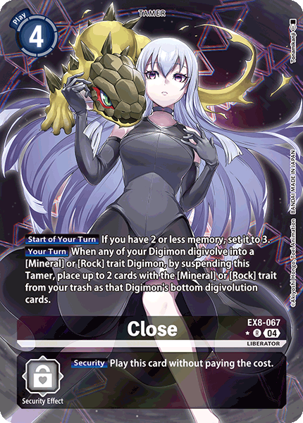 EX8-067 Close (Alternate Art) Single