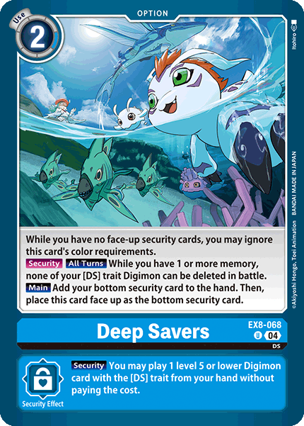EX8-068 Deep Savers Single