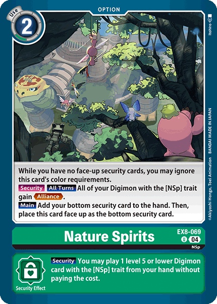 EX8-069 Nature Spirits Single