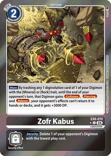 EX8-070 Zofr Kabus Alt Art Single