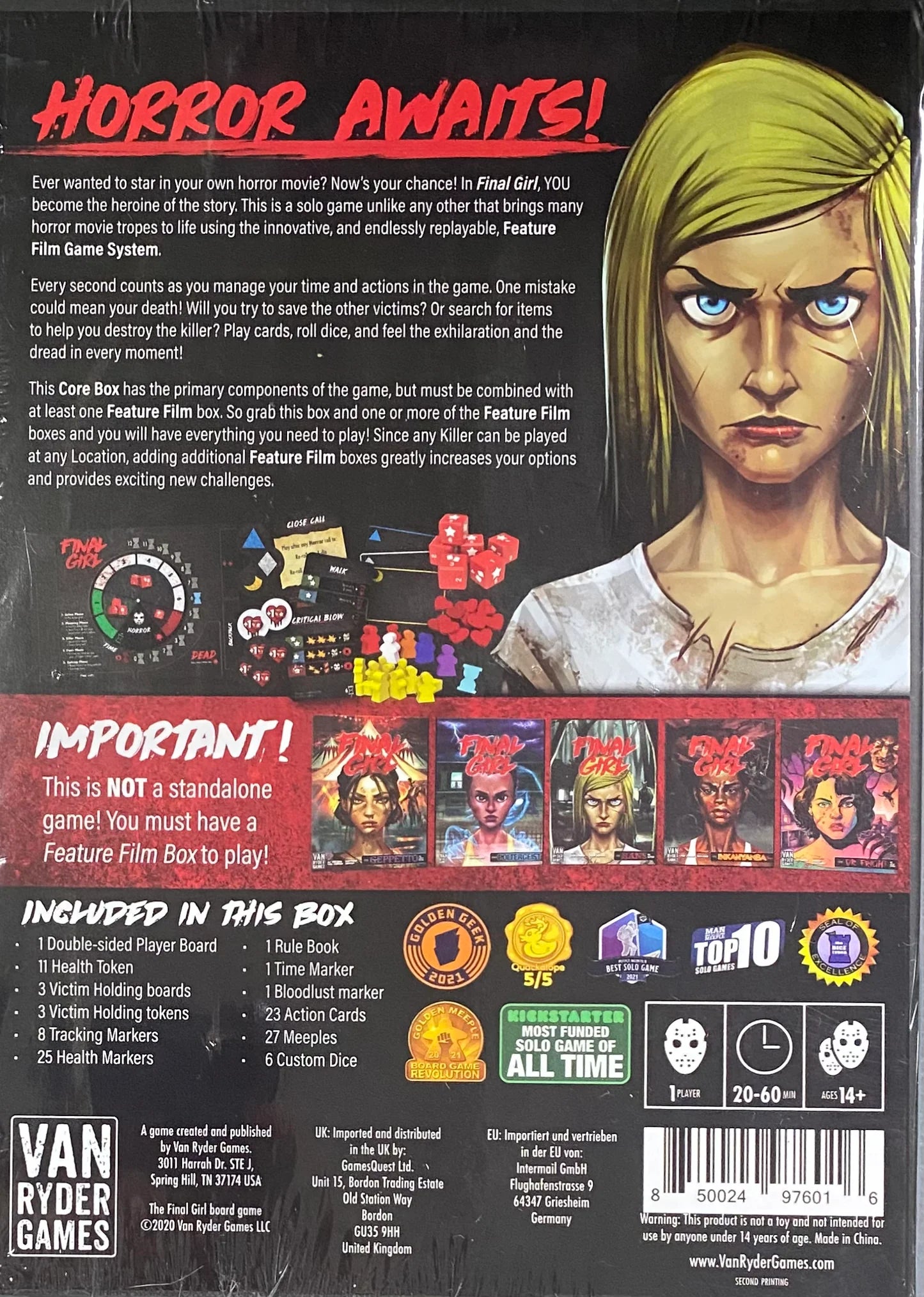 Final Girl: Core Box