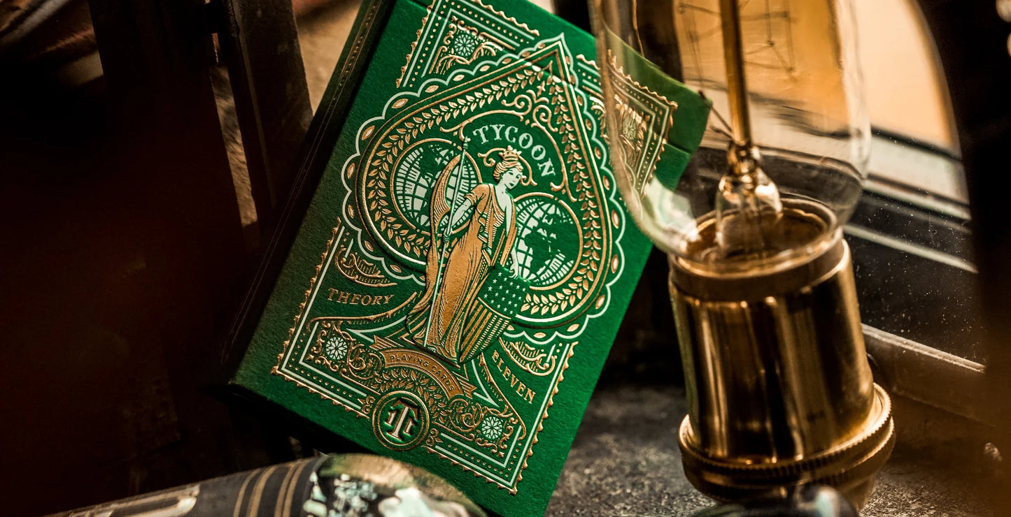 Theory 11 Green Tycoon Playing Cards
