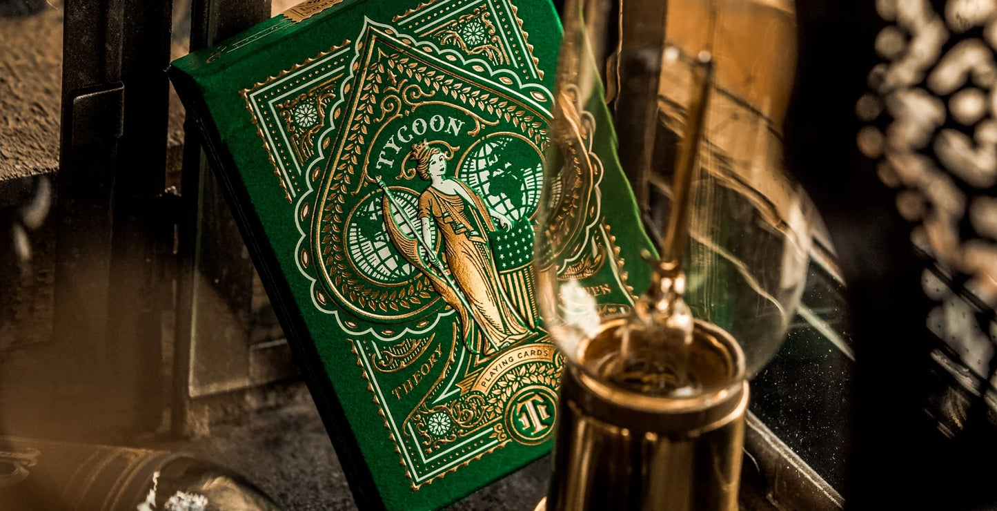 Theory 11 Green Tycoon Playing Cards