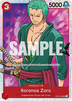OP01-025 Roronoa Zoro Single
