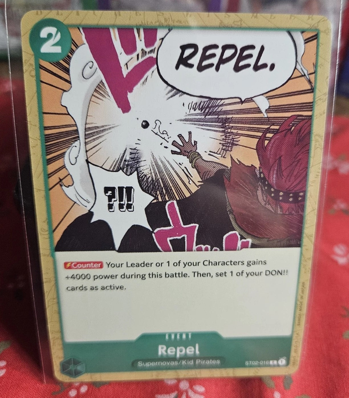 ST02-016 Repel 1st Wave Pre Errata One Piece Single
