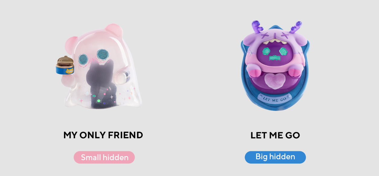 Finding Unicorn ShinWoo Ghost Bear House Blind Box Figure