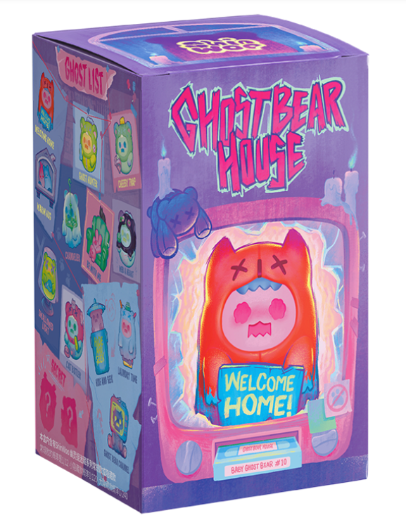 Finding Unicorn ShinWoo Ghost Bear House Blind Box Figure