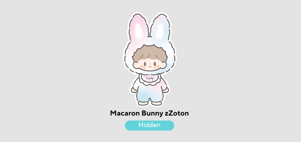 Finding Unicorn zZoton Delicious Bunny Blind Box Plush Figure