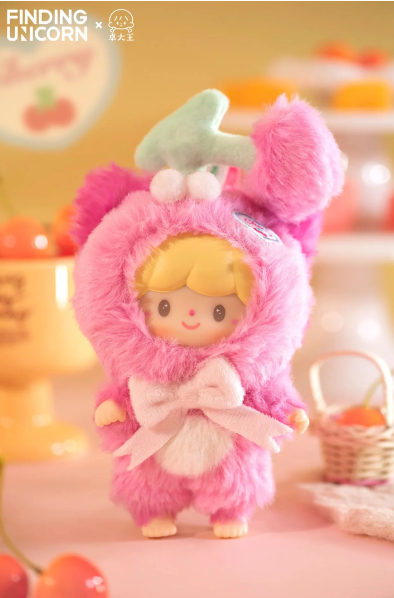 Finding Unicorn zZoton My Little Cat Fruit Party Blind Box Plush Figure