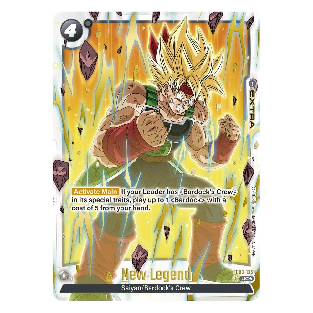 Dragon Ball Super Card Game: Fusion World – Official Card Case & Sleeves Set 1 Display: Bardock