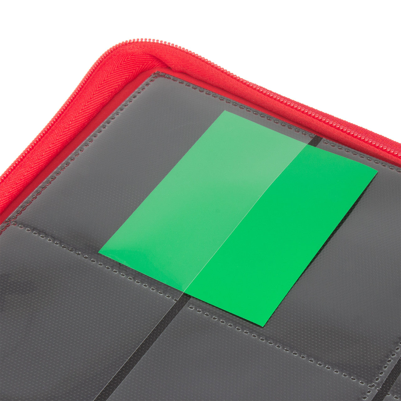 Palms Off STEALTH 12 Pocket Zip Trading Card Binder - Red