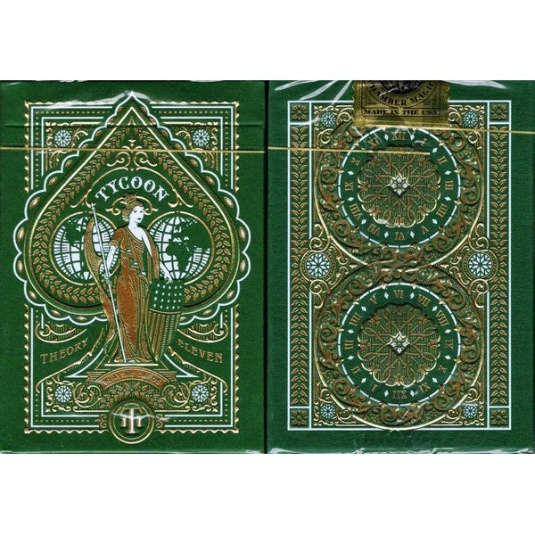 Theory 11 Green Tycoon Playing Cards