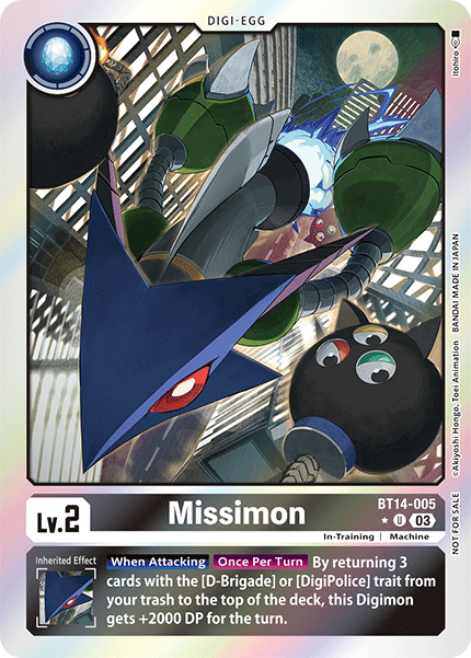 BT14-005 Missimon (Blast ACE Box Promotion Pack) Single