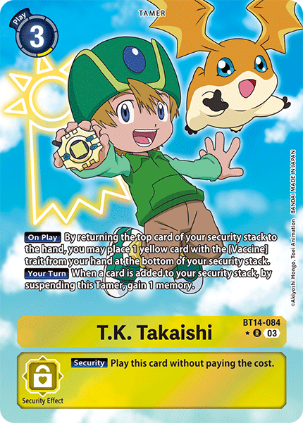 BT14-084 T.K. Takaishi (Alternate Art) Single