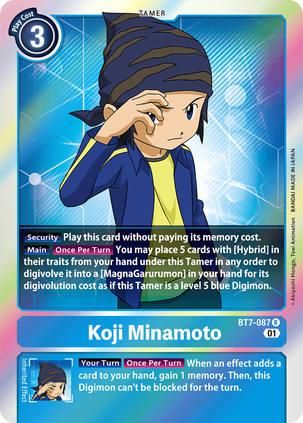 BT7-087 Koji Minamoto Single