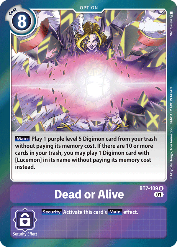 BT7-109 Dead or Alive Single