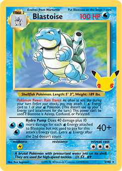 Celebrations Collection Blastoise