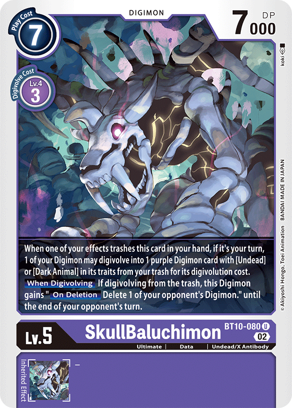 BT10-080 SkullBaluchimon Single