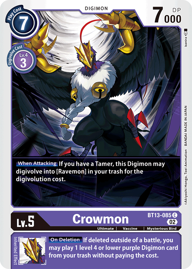 BT13-085 Crowmon Single
