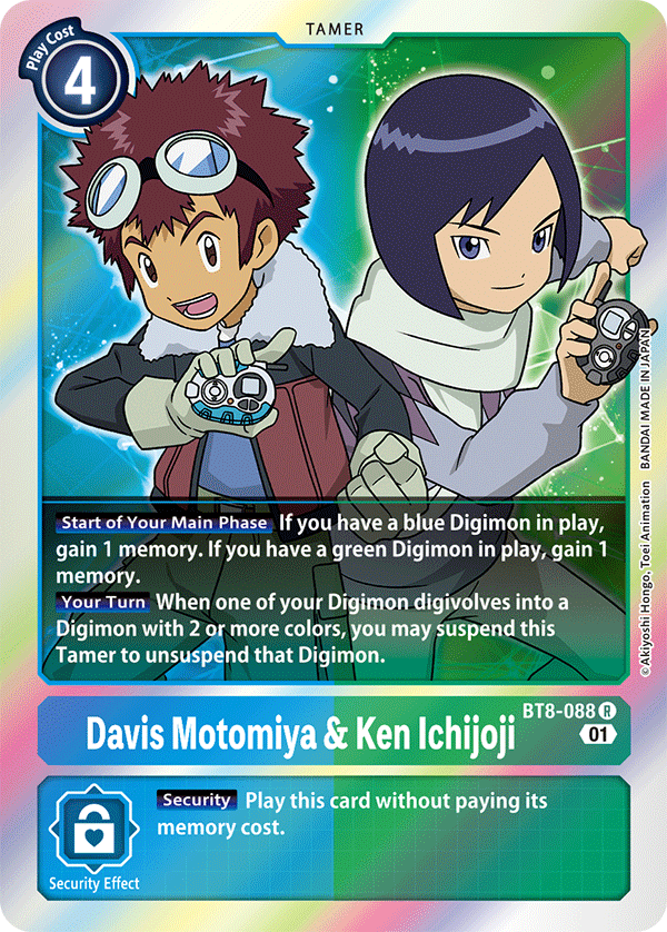 BT8-088 Davis Motomiya & Ken Ichijoji Single