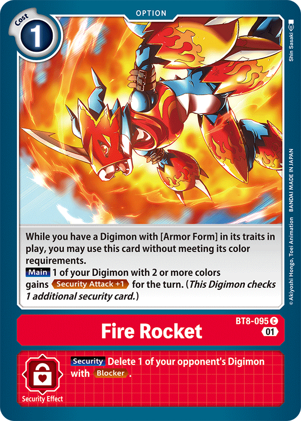 BT8-095 Fire Rocket Single