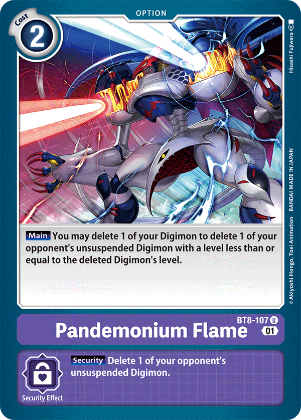 BT8-107 Pandemonium Flame Single