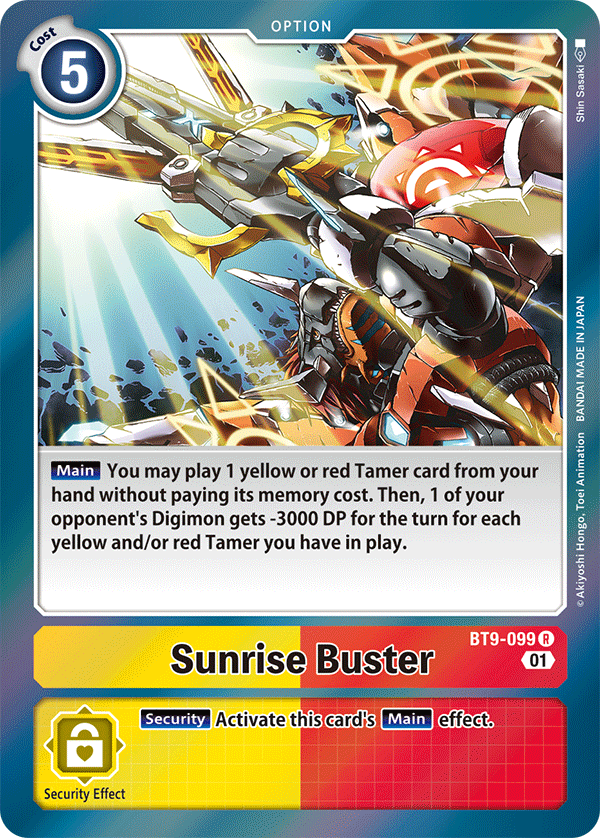 BT9-099 Sunrise Buster Single