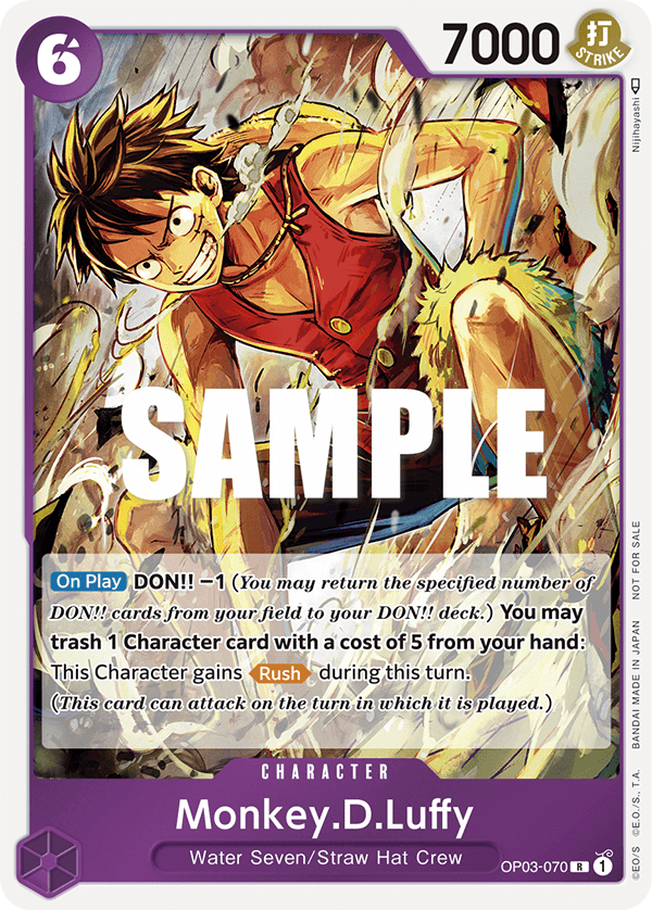 OP03-070 Monkey.D.Luffy (Dash Pack) Single