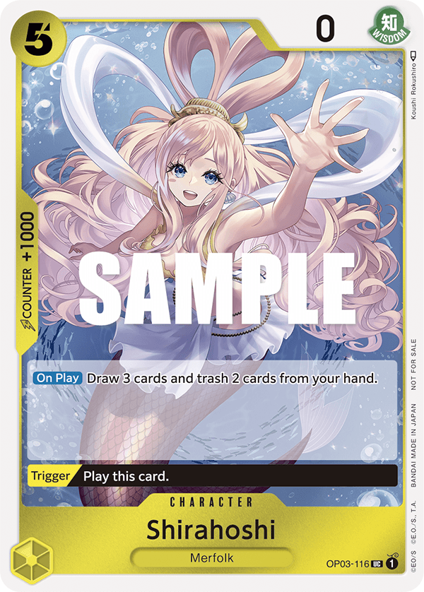 OP03-116 Shirahoshi (Dash Pack) Single