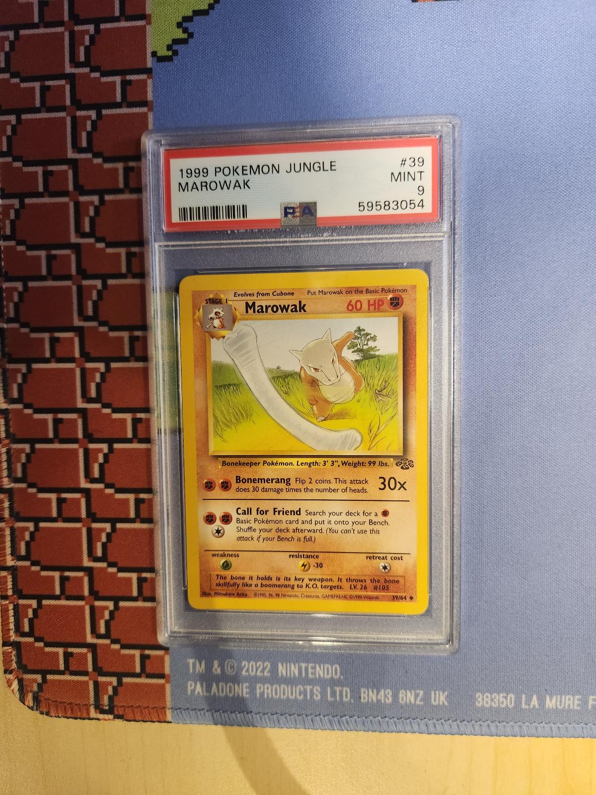 Marowak 39/64 Jungle Pokemon PSA 9