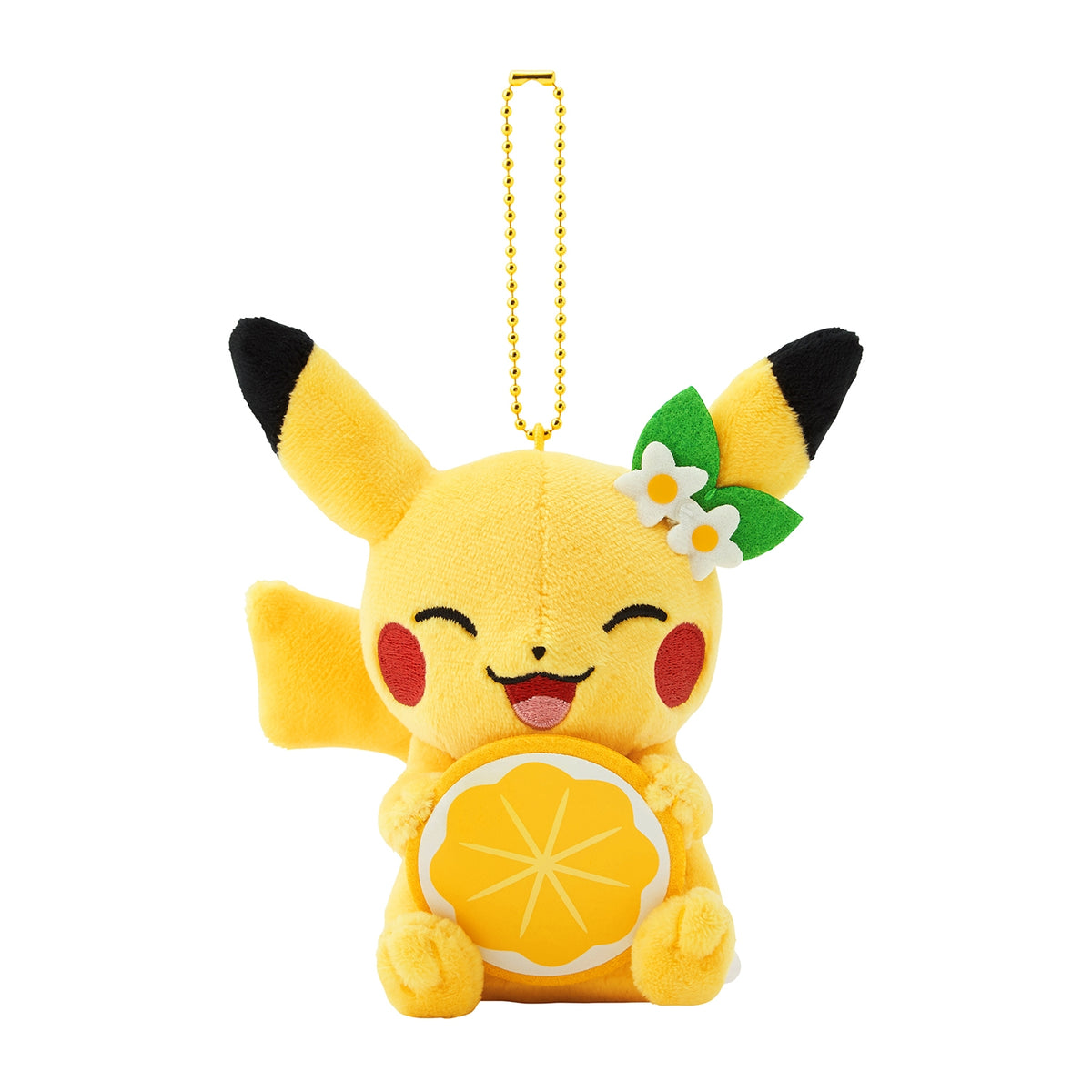 Pikachu Hiroshima Lemon Plush Keychain