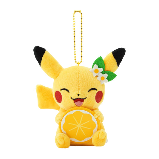 Pikachu Hiroshima Lemon Plush Keychain