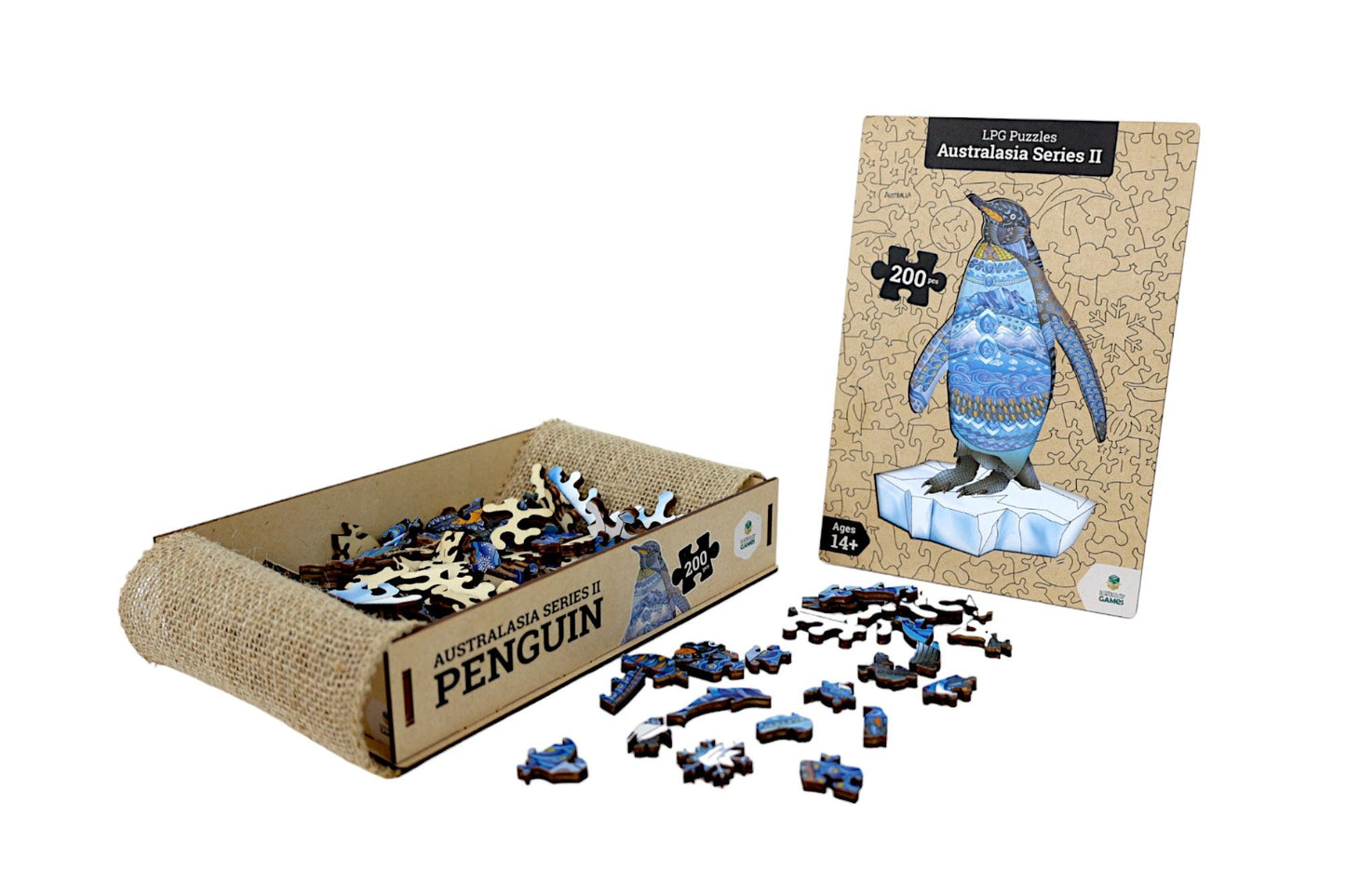 LPG Wooden Penguin Puzzle