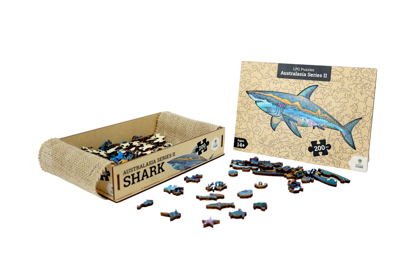 LPG Wooden Shark Puzzle