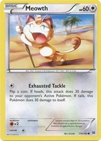 Meowth 114/162 Single