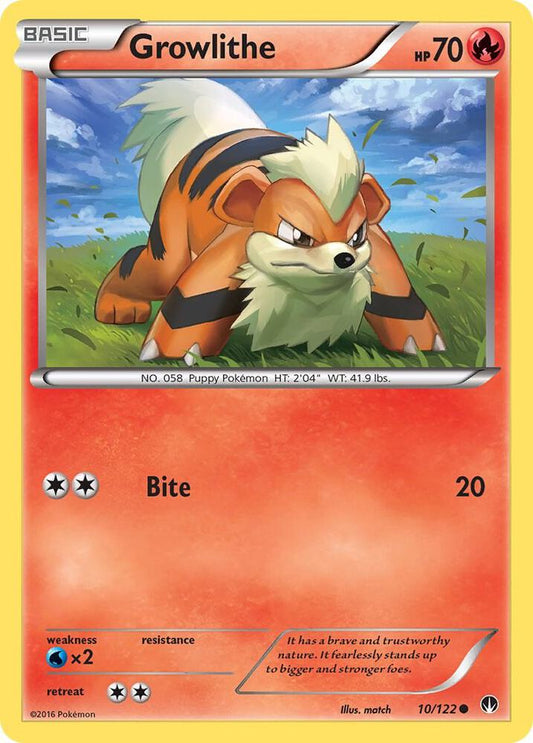 Growlithe 10/122 Single