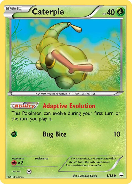 Caterpie 3/83 Single