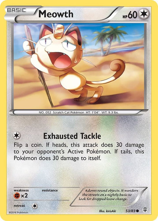 Meowth 53/83 Single