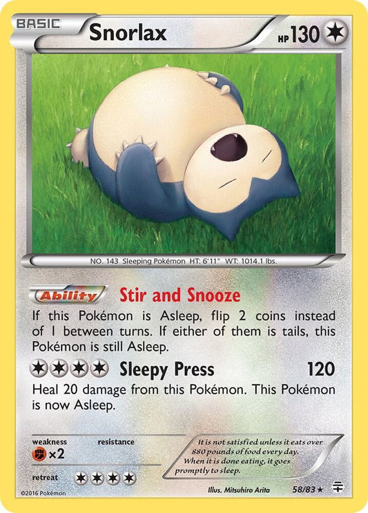 Snorlax 58/83 Single