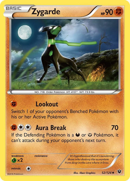 Zygarde 52/124 Single